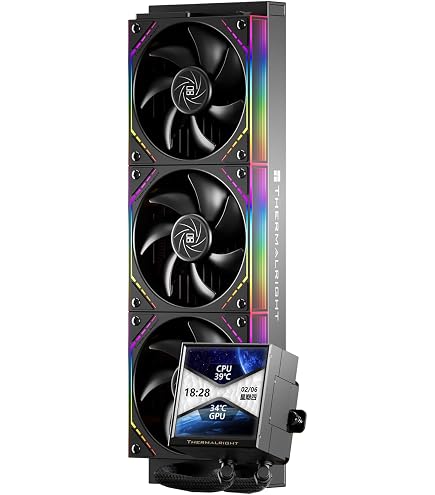 Amazon.co.jp: TR Thermalright Levita Vision 360 ARGB Black AIO CPU